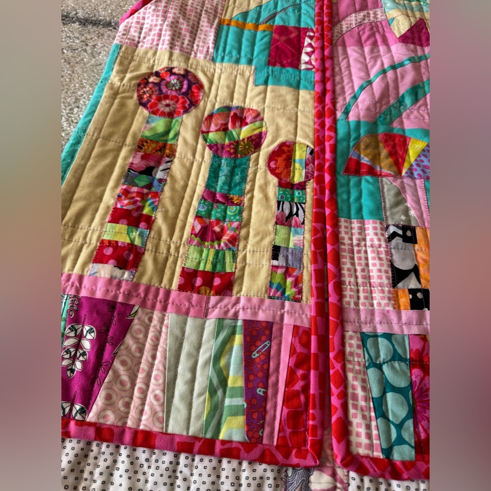Colorful Patchwork Vest - Picture 6 of 10